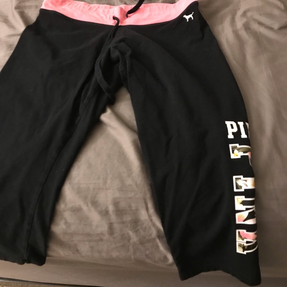 Pink yoga Capris